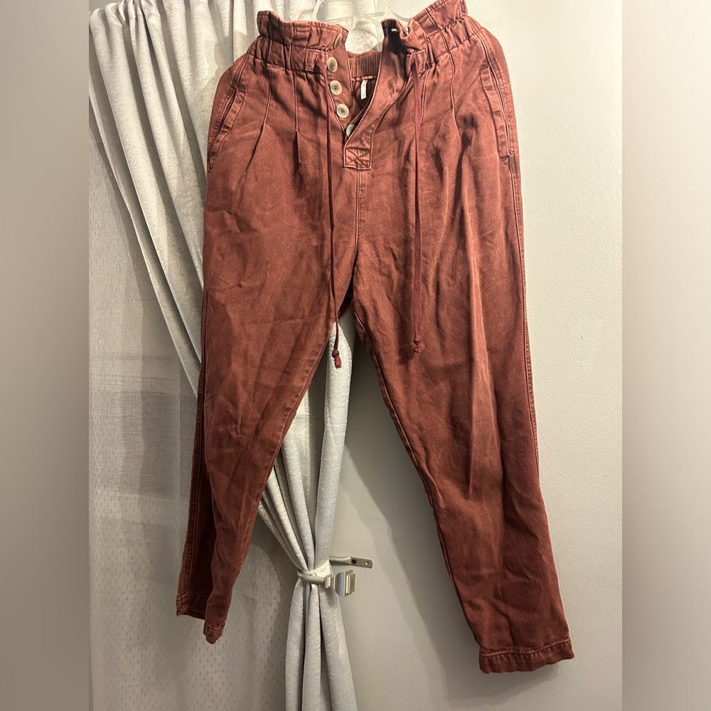 Free People khaki joggers